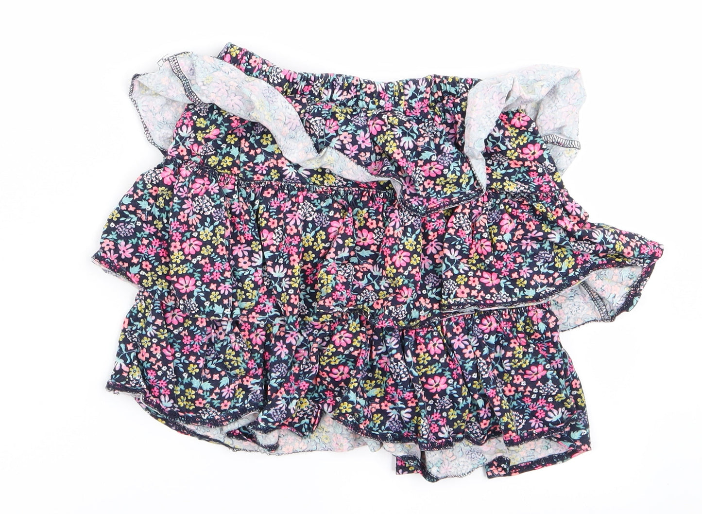 H&M Womens Multicoloured Floral Rayon Flare Set Size 14