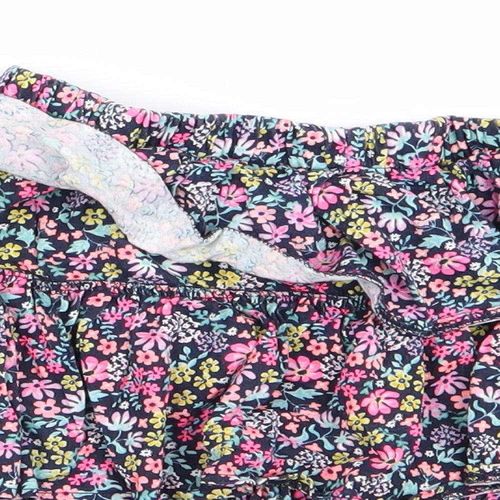 H&M Womens Multicoloured Floral Rayon Flare Set Size 14