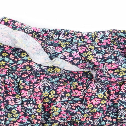 H&M Womens Multicoloured Floral Rayon Flare Set Size 14