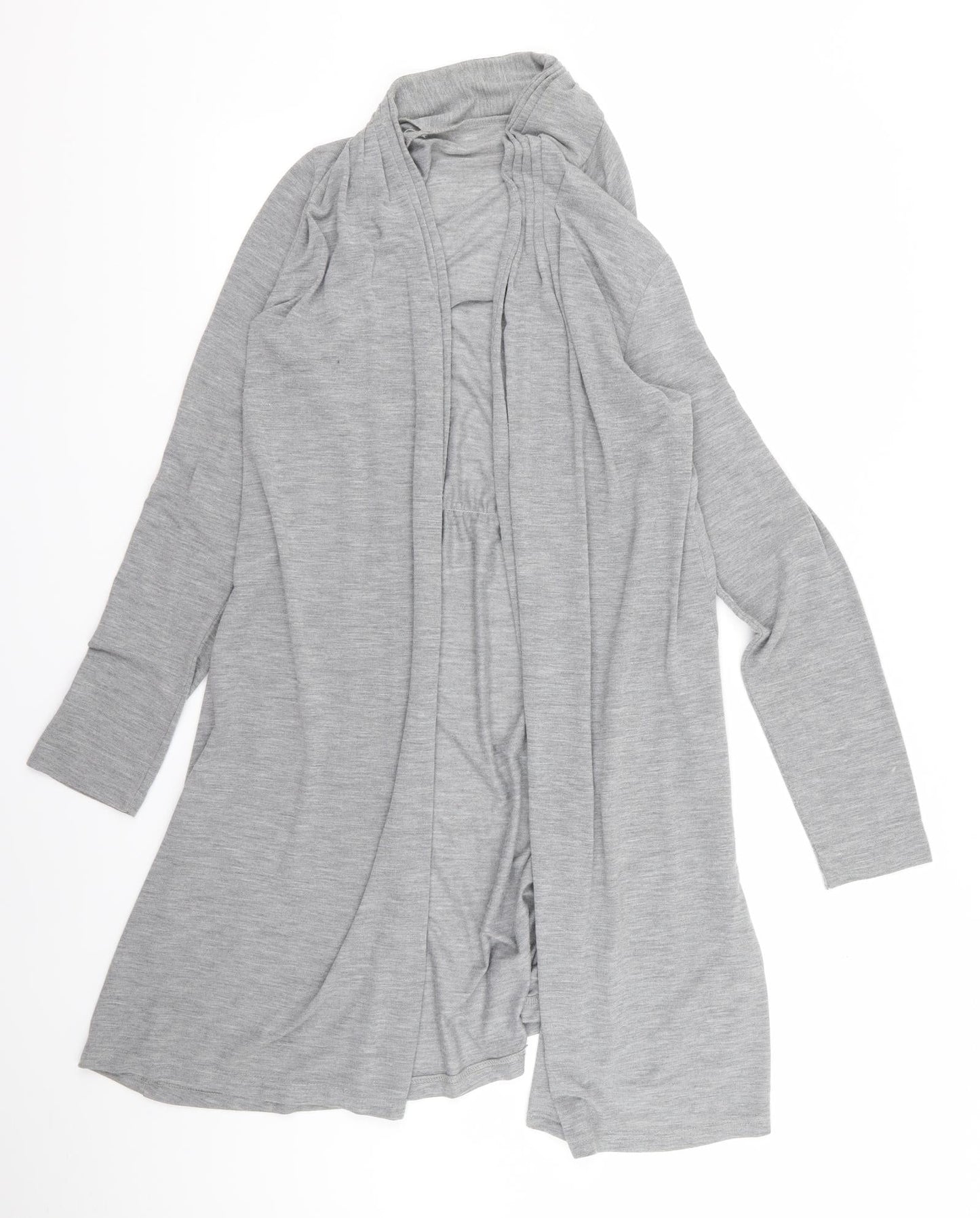 M&Co Womens Grey   Cardigan Jumper Size 6