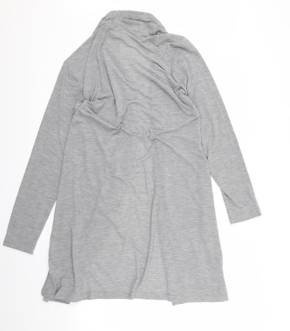 M&Co Womens Grey   Cardigan Jumper Size 6