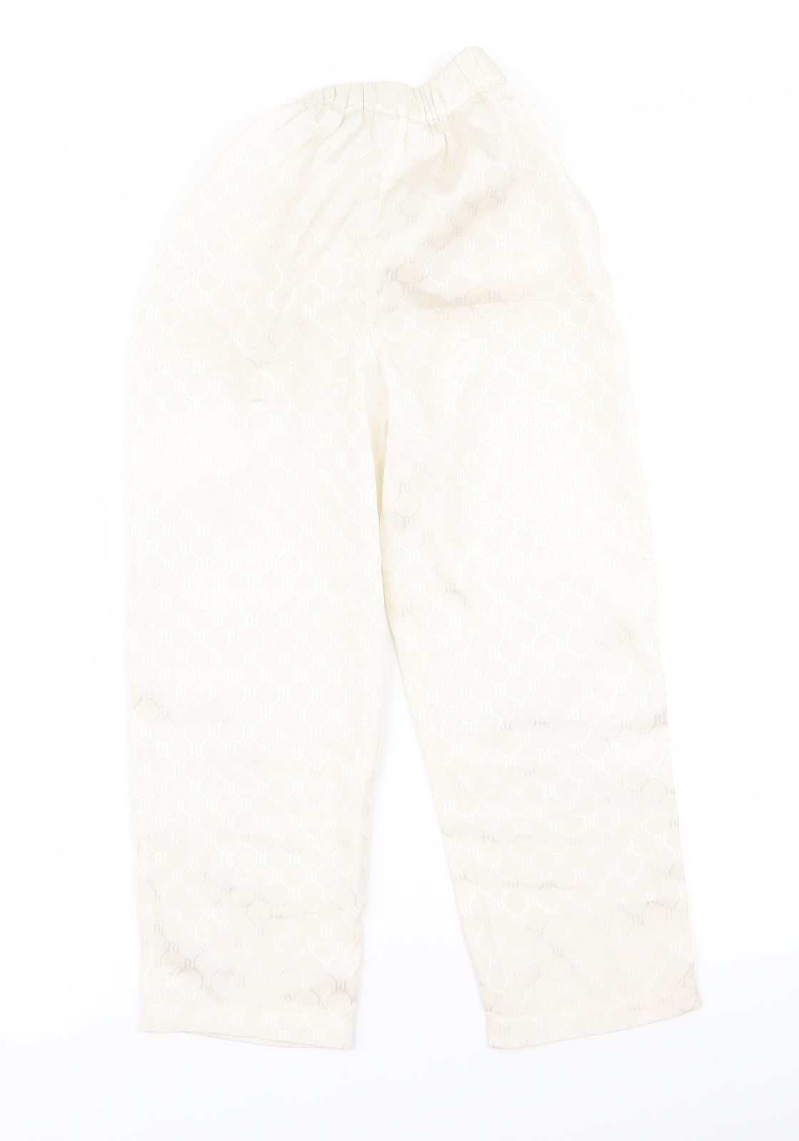 River Island Girls White   Capri Trousers Size 5 Years