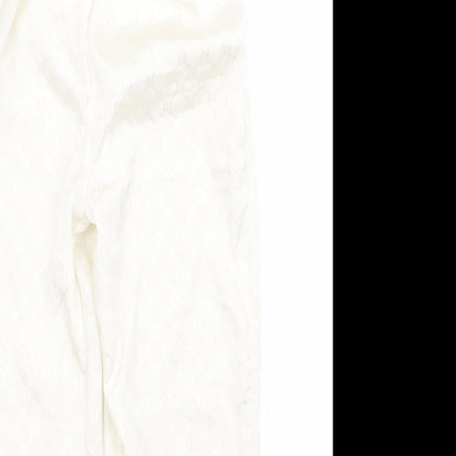 River Island Girls White   Capri Trousers Size 5 Years