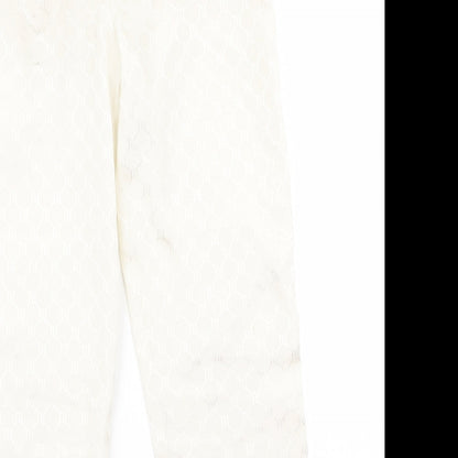 River Island Girls White   Capri Trousers Size 5 Years