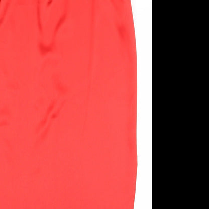 Missguided Womens Red   Straight & Pencil Skirt Size 8