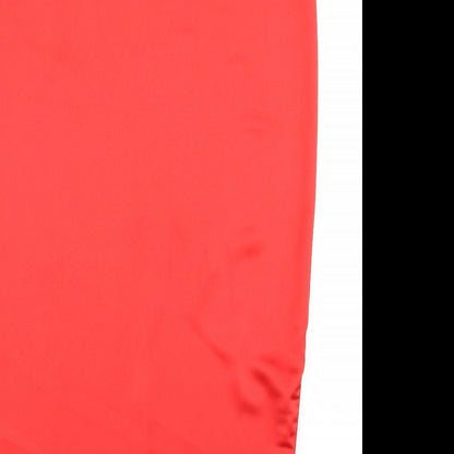 Missguided Womens Red   Straight & Pencil Skirt Size 8