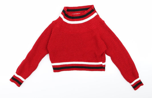 Preworn Womens Red   Pullover Jumper Size S