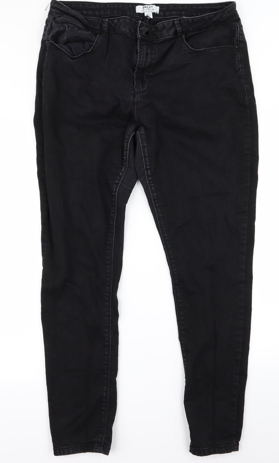 Bailey Womens Black   Trousers  Size 18 L28 in - v