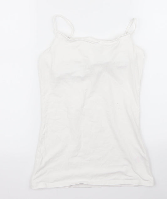 F&F Womens White   Basic Tank Size 10