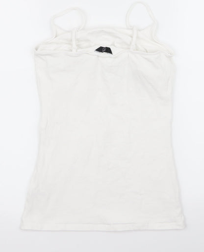 F&F Womens White   Basic Tank Size 10