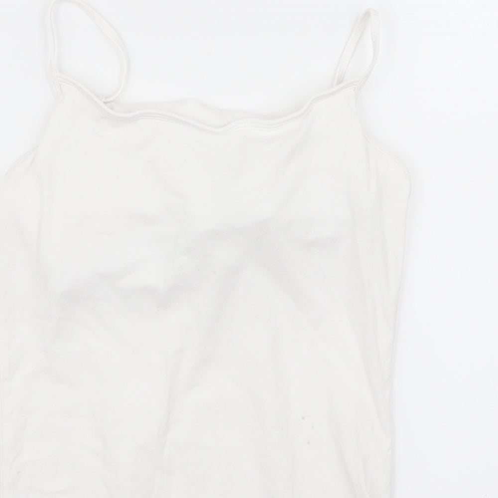 F&F Womens White   Basic Tank Size 10