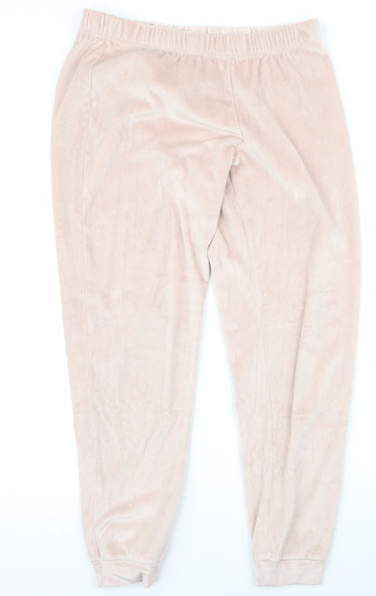 Womens UK Size M Preworn Regular Fit Pedal Pusher Pink Trousers