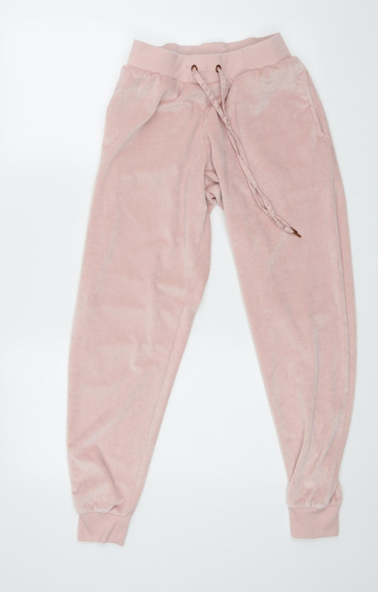 Love to lounge Womens Pink   Jogger Trousers Size XS L26 in