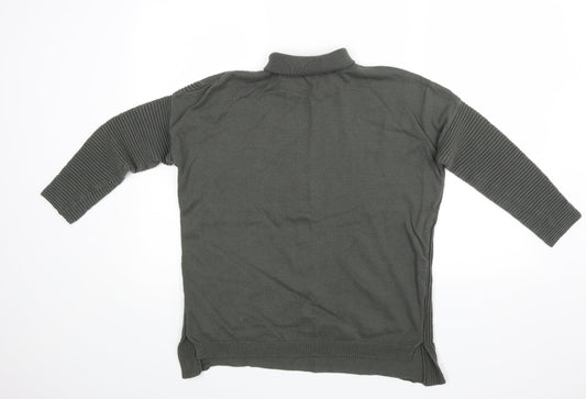 Primark Womens Green  Corduroy Pullover Jumper Size 10