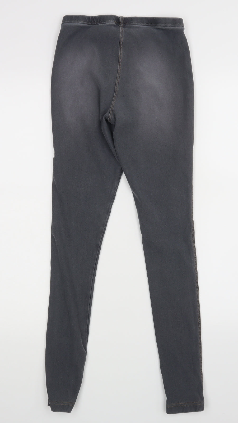 Womens UK Size 8 Topshop Regular Fit  Black Trousers