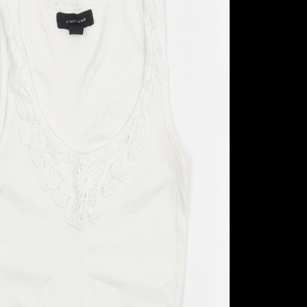 Atmosphere Womens White   Basic T-Shirt Size 10