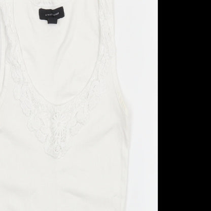 Atmosphere Womens White   Basic T-Shirt Size 10