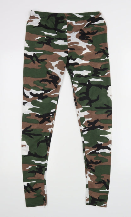 Womens UK Size  Preworn   Green Leggings