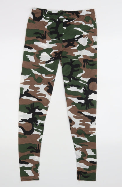 Womens UK Size  Preworn   Green Leggings
