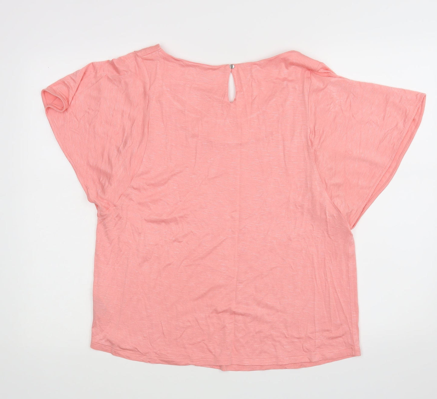Womens UK Size 14 M&S Pink Basic Blouse