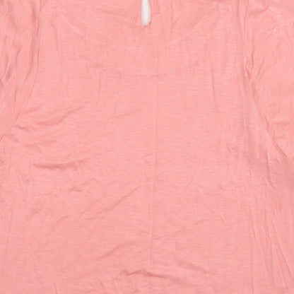 Womens UK Size 14 M&S Pink Basic Blouse