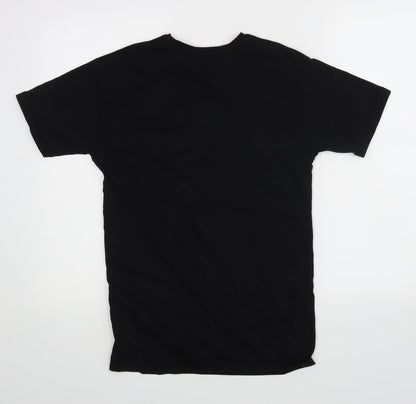 George Girls Black   Basic T-Shirt Size 10-11 Years  - New York