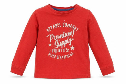 Marks & Spencer Boys Red   Basic T-Shirt Size 3-4 Years