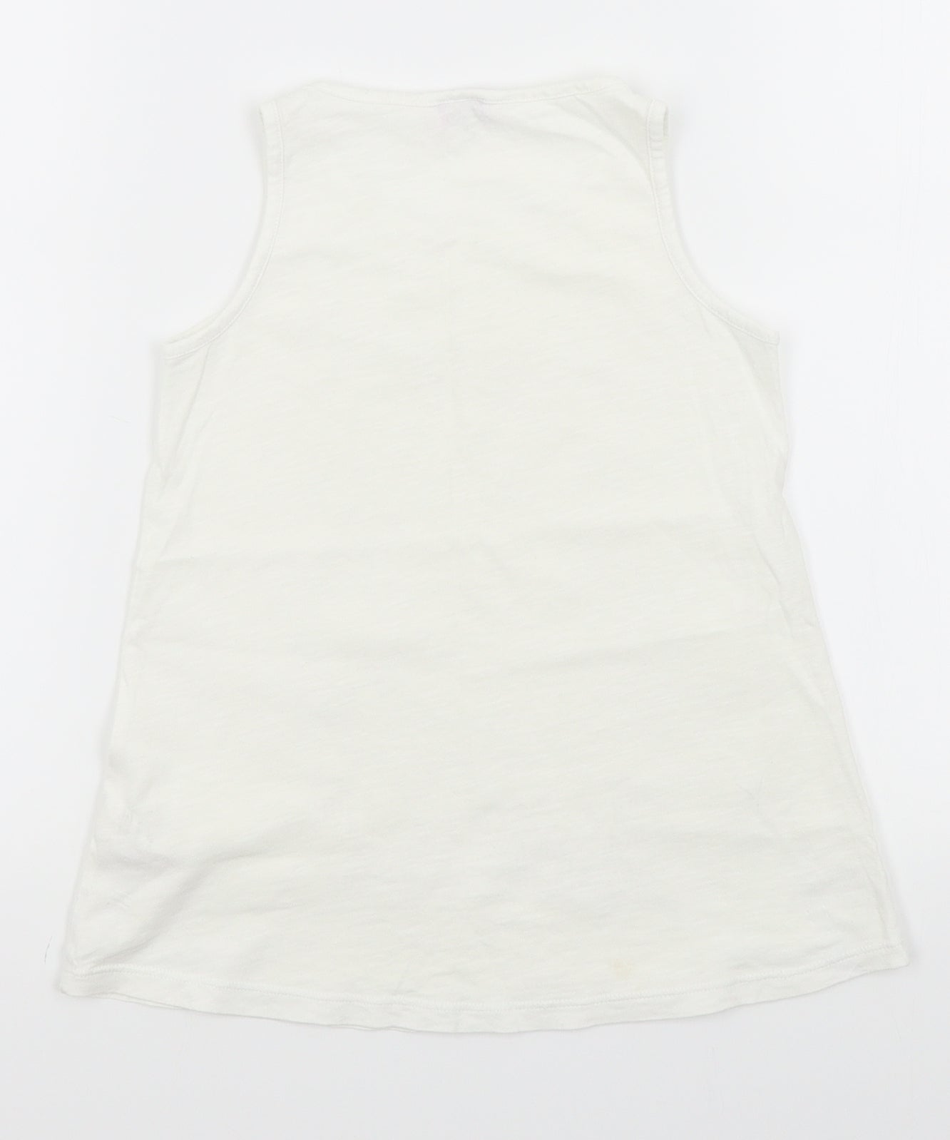 F&F Girls White   Basic T-Shirt Size 7-8 Years