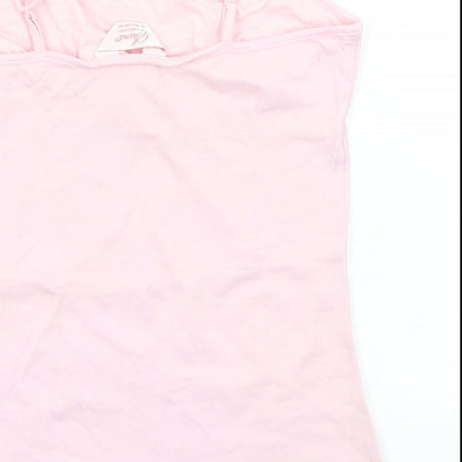 Secret Obsessions Womens Pink   Basic Tank Size 12