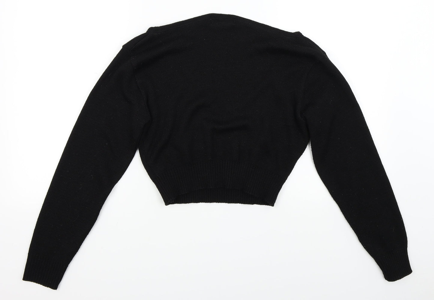 Femme Luxe Womens Black   Pullover Jumper Size M