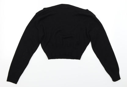 Femme Luxe Womens Black   Pullover Jumper Size M