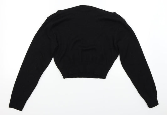 Femme Luxe Womens Black   Pullover Jumper Size M