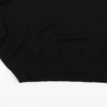 Femme Luxe Womens Black   Pullover Jumper Size M