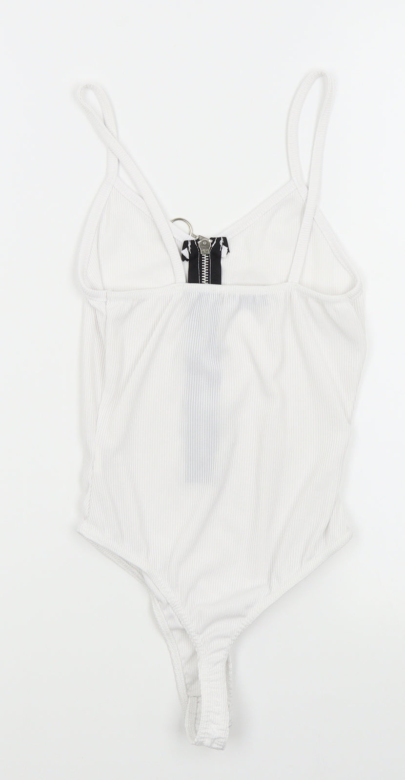 Womens UK Size 6 PRETTYLITTLETHING White Wrap T-Shirt