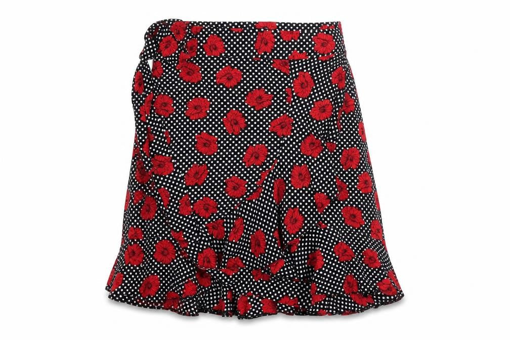 Womens UK Size 8 Papaya Flare  Skirt