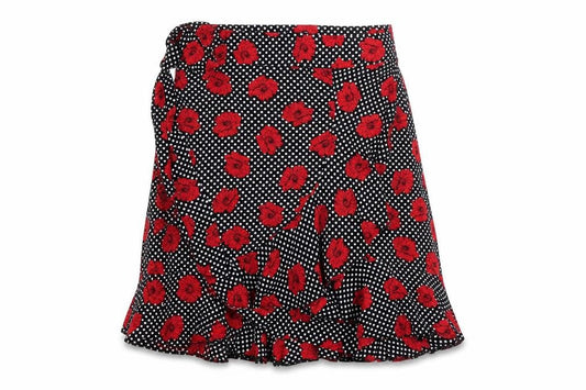 Womens UK Size 8 Papaya Flare  Skirt