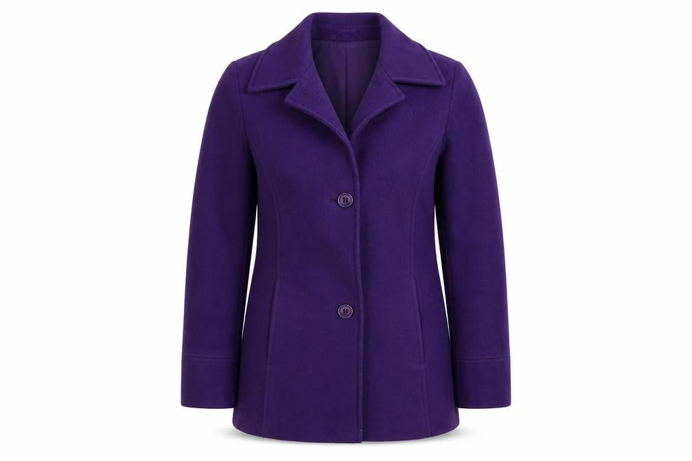 Womens UK Size 8 M&S Orange Overcoat