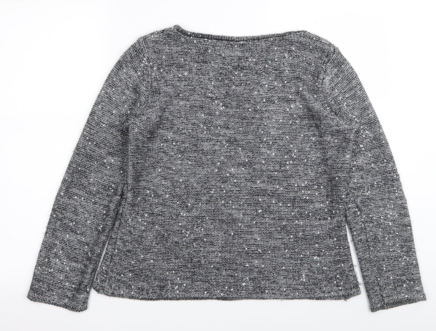 MINUTE Womens Silver   Pullover Jumper Size M