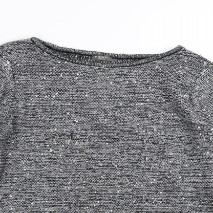 MINUTE Womens Silver   Pullover Jumper Size M