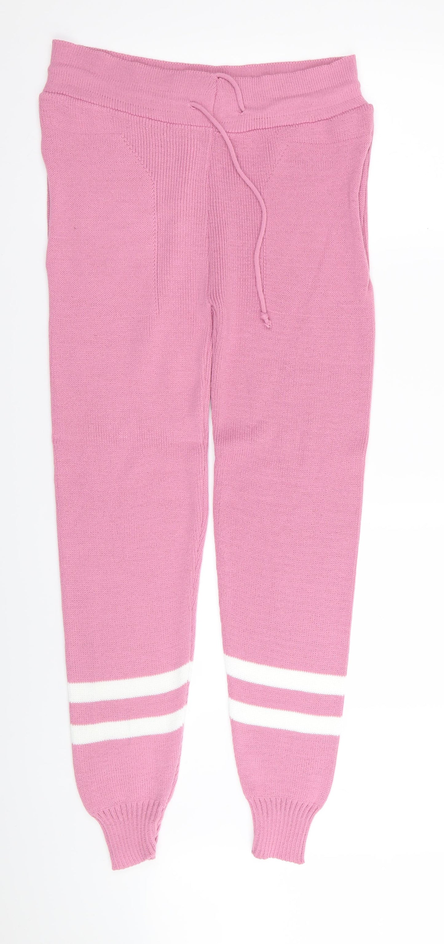 Womens UK Size 30 in Preworn Regular Fit Jogger Pink Trousers