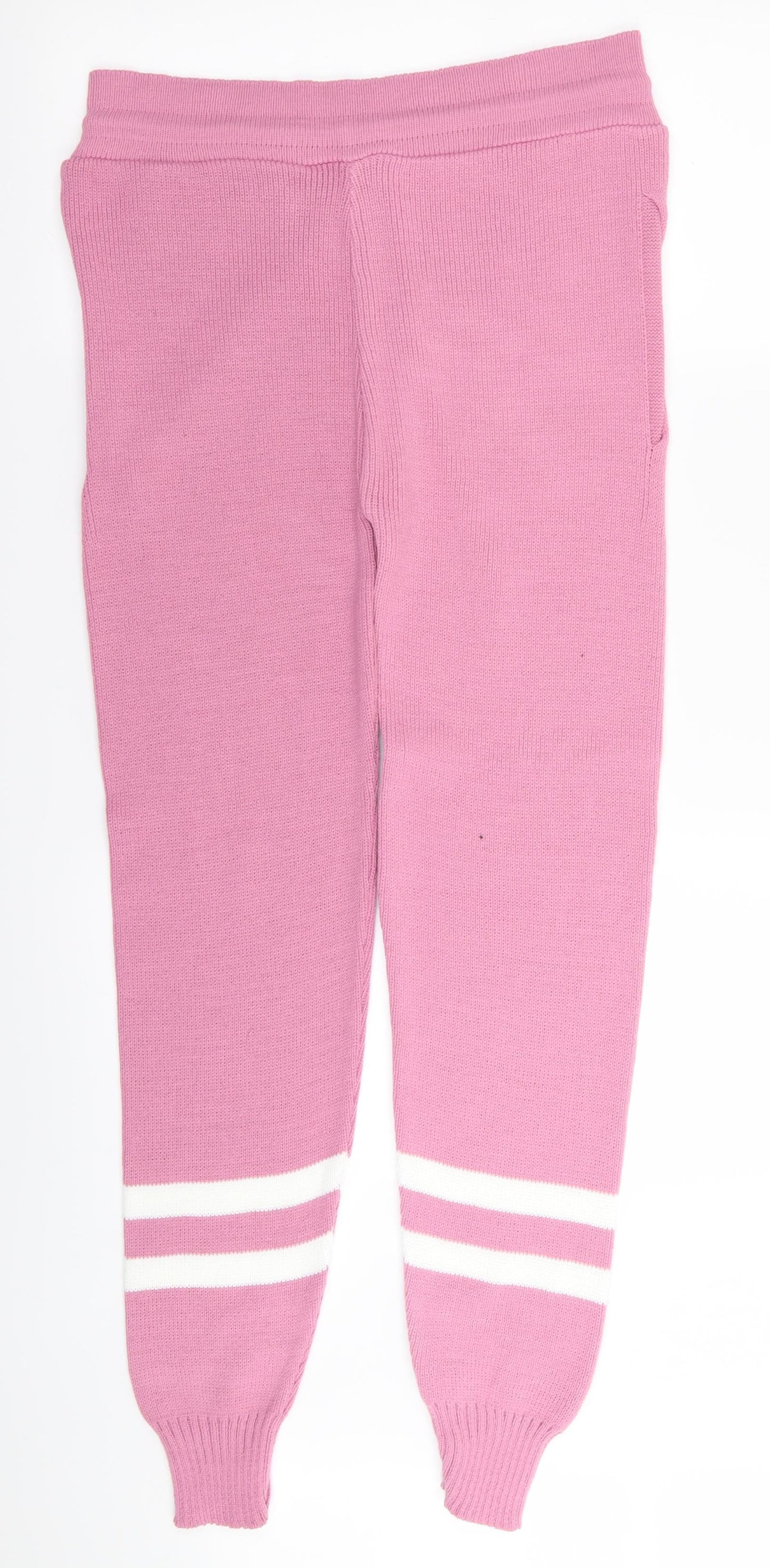Womens UK Size 30 in Preworn Regular Fit Jogger Pink Trousers