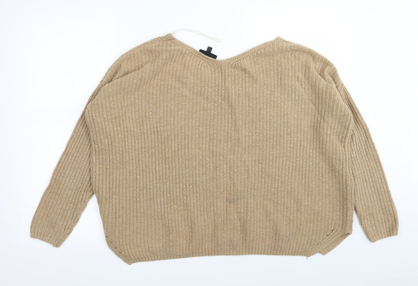 Topshop Womens Brown   Pullover Jumper Size 8