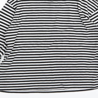 Womens UK Size 8 Topshop Multicoloured Basic T-Shirt