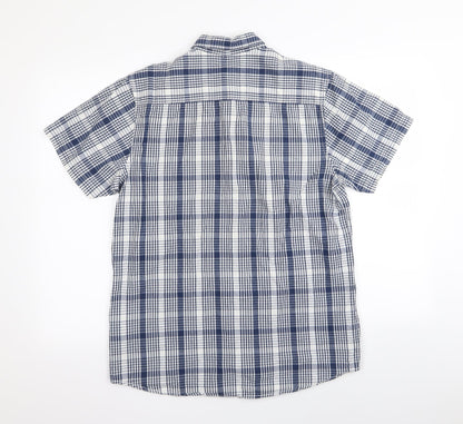 Mens UK Size M Cedar Wood State Multicoloured  Button-Up Short Sleeve Casual Shi