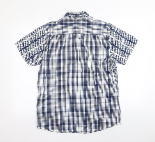Mens UK Size M Cedar Wood State Multicoloured  Button-Up Short Sleeve Casual Shi
