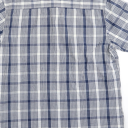 Mens UK Size M Cedar Wood State Multicoloured  Button-Up Short Sleeve Casual Shi