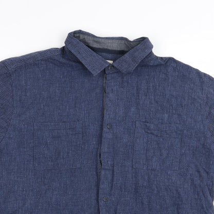 ACW58 Mens Blue    Button-Up Size L