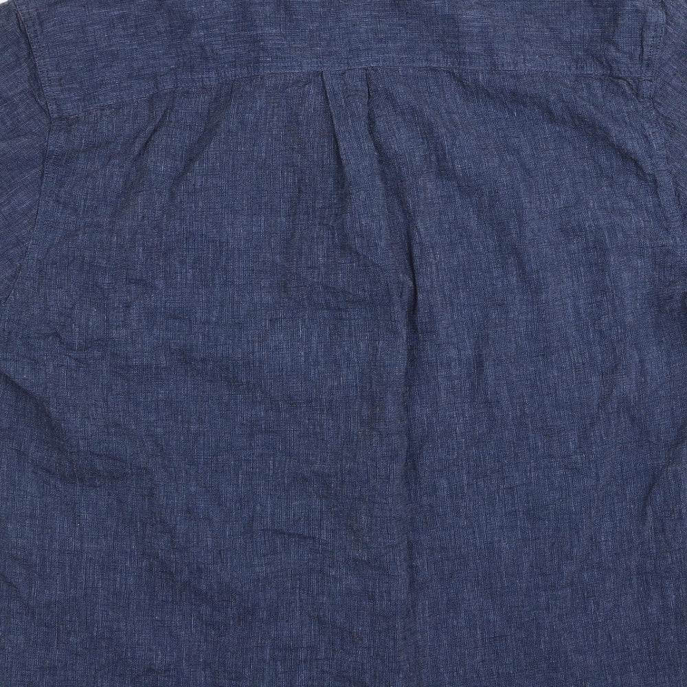 ACW58 Mens Blue    Button-Up Size L