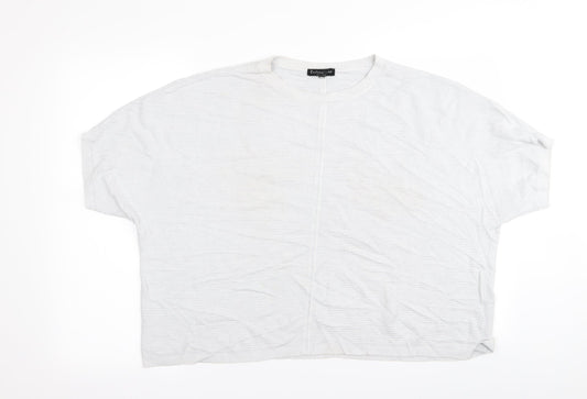 F&F Womens Grey   Basic T-Shirt Size 12