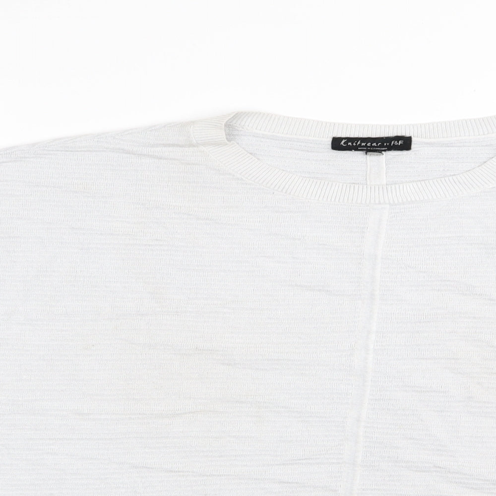 F&F Womens Grey   Basic T-Shirt Size 12